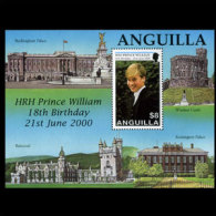 ANGUILLA 2000 - Scott# 1023 S/S Prince William MNH No Gum - Anguilla (1968-...)