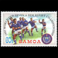 SAMOA 1993 - Scott# 823 Rugby 60s MNH - Samoa