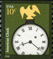 2006 USA American Clock Coil Stamp Sc#3762 History Eagle - Rollenmarken