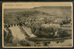 Luxembourg 1933 Echternach Panoramic View Bridge Used View Post Card UK To India # 1454-24 - Maximumkarten
