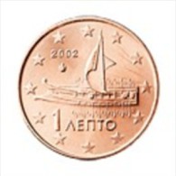 ** 1 CENT GRECE 2002 SANS LETTRE  NEUVE ** - Grecia