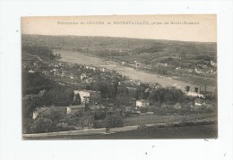 Cp , 42 , Panorama De COUZON Et ROCHETAILLEE , Prises De SAINT ROMAIN , écrite - Rochetaillee