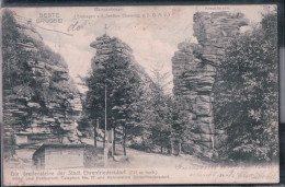 Ehrenfriedersdorf - Greifensteine - Gemsenfelsen Und Kreuzfelsen - 1906 - Geyer - Erzgebirge - Ehrenfriedersdorf