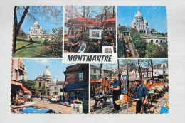 France Paris Montmartre    Multi View 1966 A 33 - Sonstige & Ohne Zuordnung