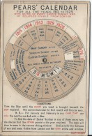 Calendrier à Disque Central/Pour Quinze Années/ Anglais / Londres/Eclipses/1913-1929    CAL211 - Formato Piccolo : 1901-20