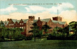 YORKS - SHEFFIELD - NEW UNIVERSITY, OPENED BY HM THE KING JULY 1905  Ys154 - Sheffield