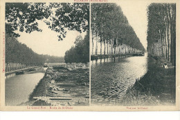 CPA 52 ECLARON  GRAND PORT CANAL  PENICHES BOIS MULTIVUE - Eclaron Braucourt Sainte Liviere