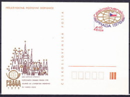 Tchécoslovaquie 1978, Entier (CDV 181) - Ansichtskarten