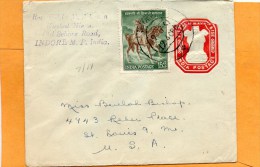 India Old Cover Mailed - Lettres & Documents