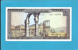 LEBANON - 10 LIVRES - 1986 - P 63.f - UNC. - 2 Scans - Liban