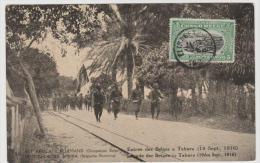 BG047/ BELGISCH KONGO -  Bildganzsache Ex Kigoma 1920 Mit Zusatzmarke Bildseitig Nach Frankreich - Covers & Documents