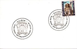 BELGIQUE. Carte Commémorative De 1971. Gulden Rinck. - Sellados Mecánicos