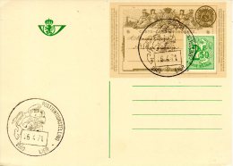 BELGIQUE. Entier Postal Avec Oblitération De 1971. - Other & Unclassified