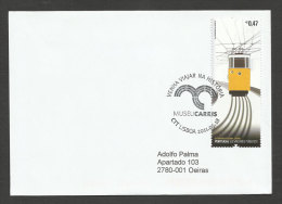 Portugal Lettre Voyagé Cachet Commemoratif  Musée De Carris Tram Autocar 2011 Bus Tramway Museum Lisbon Event Postmark - Maschinenstempel (Werbestempel)