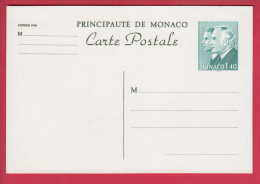 177734 / Monaco - 1.40 Stationery Entier Ganzsachen  MINT - Entiers Postaux