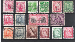 NOUVELLE ZELANDE:::mini Collection  De 49 TP   Ttes époques 1900...1996 + T;Service - Collections, Lots & Series