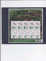 Belgie -Belgique 4000/01 Velletje Van 10 Postfris - Feuillet De 10 Timbres Neufs  -  Gentse Floraliën - Ohne Zuordnung