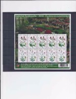 Belgie -Belgique 4000/01 Velletje Van 10 Postfris - Feuillet De 10 Timbres Neufs  -  Gentse Floraliën - Non Classés