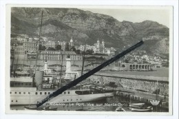 Carte - Monaco - Le Port - Vue Sur Monte Carlo - Haven