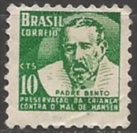 BRASIL 1958 - LUCHA CONTRA EL MAL DE HANSEN - MEDICINA - YVERT Nº 669 - Unused Stamps