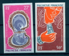 FRENCH POLYNESIA 1970 Pearl Fishing Imperforated - Unused Stamps