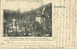 Tombeau Des Soldats Français Morts à LUXEMBOURG GUERRE De1870 à 71 - CEREMONIE LE JOUR Des TREPASSES - Andere Kriege