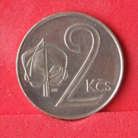 CZECHOSLOVAKIA  2  KORUNY  1991   KM# 148  -    (Nº12228) - Tschechoslowakei