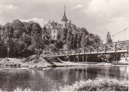 AK Grimma Sachsen - Gattersburg Und Hängebrücke über Die Mulde (16691) - Grimma