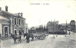 HAUTE NORMANDIE - 76 - SEINE MARITIME - SAINT SAENS - La Gare  - Animation - Saint Saens