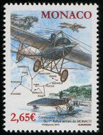 MONACO - 2014 - Vieux Avions, Hydroavions, Centenaire Du 1er Rallye Aérien De Monaco - 1v Neufs // Mnh - Ongebruikt