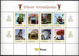 ÖSTERREICH 2011 ** Wiener Wurstelprater - PM Personalised Stamps Im Folder MNH - Personalisierte Briefmarken