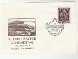 1962 Vienna EUROPEAN COMMUNITY DAY  EVENT COVER Austria Stamps - EU-Organe