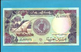 SUDAN - 20  SUDANESE POUNDS - 1991 - P 47 - UNC. - 2 Scans - Sudan