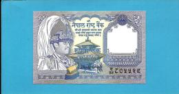 NEPAL - 1  Rupee - ND ( 1991 -  ) - P 37 - Sign. 12 - UNC. - King Birendra Bir Bikram - 2 Scans - Nepal
