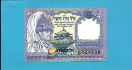 NEPAL - 1  Rupee - ND ( 1991 -  ) - P 37 - Sign. 13 - UNC. - King Birendra Bir Bikram - 2 Scans - Népal