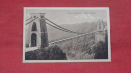 > England> Bristol Clifton Suspension Bridge Ref 1881 - Bristol