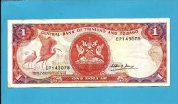 TRINIDAD AND TOBAGO - 1 DOLLAR - ND ( 1985 ) - Pick 36.b - Sign. 5 - 2 Scans - Trindad & Tobago