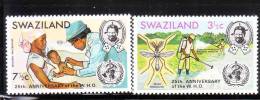 Swaziland 1973 25th Anniversary Of WHO Mosquito Control Anti-malaria Vaccination MNH - OMS