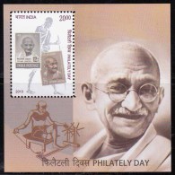 India MNH 2013, Philately Day Miniature, Gandhi - Neufs