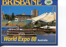 (Folder 54) Australia Postcard Folder - QLD - Brisbane World Expo - Brisbane