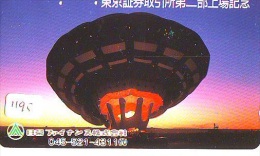 Telecarte JAPON * BALLON * MONTGOLFIERE (1195) Hot Air Balloon * Aerostato * Heißluft PHONECARD JAPAN - - Sport