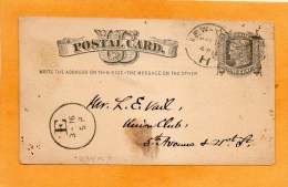 United States 1878 Card Mailed - ...-1900