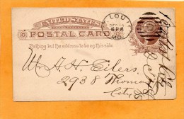 United States Old Card Mailed - ...-1900