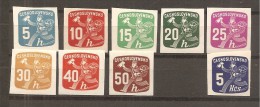 Checoslovaquia - Czechoslovakia Nº Yvert  Periódicos 26-33, 35 (MH/*) - Zeitungsmarken