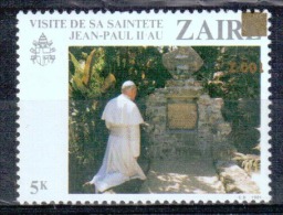 Zaire - 1362 - Inverted Overprint - Pape - Tranche A - Uitgifte A - 1990 - Surcharge - MNH - Neufs