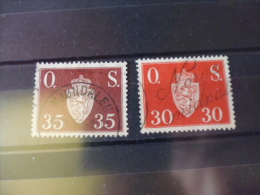 NORVÈGE TIMBRE OU SÉRIE YVERT N° 63.64 - Used Stamps