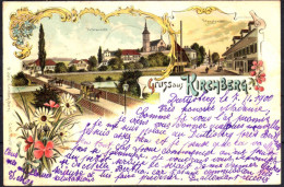 Kirchberg  Litho Postkutsche - Kirchberg