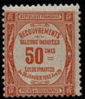 Timbre De Tax, Maury N° 47 * Avec Charnier Cependant  Mais De Bonne Qualité/ Mit Falz Aber In Guter Qualität, - 1859-1959 Neufs