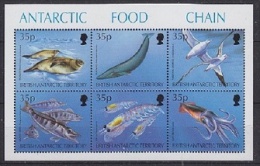 British Antarctic Territory 1994 Antarctic Food Chain M/s ** Mnh (23098) - Ongebruikt