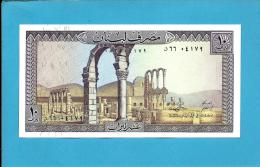 LEBANON - 10 LIVRES - 1986 - P 63.f - UNC. - 2 Scans - Libanon